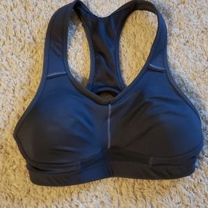 Athleta Gray T-Back Sports Bra